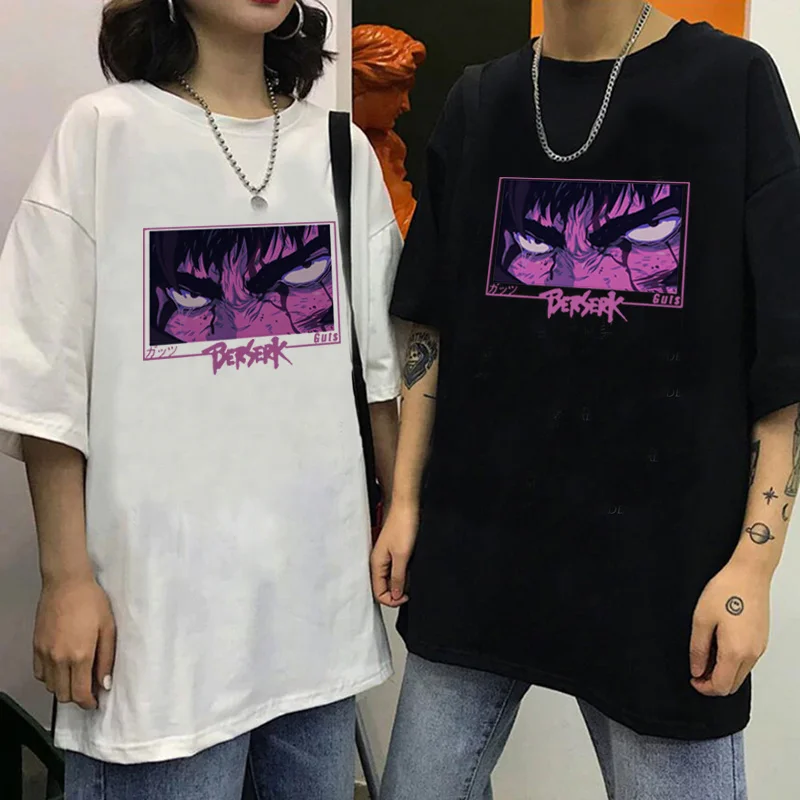 

Berserk Guts Funny Cartoon T Shirt Men Manga Swordsman Gatsu Sacrifice Zodd Anime T-shirt 90s Unisex Tshirt Hip Hop Top Tee Male