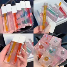 

1PC Lip Oil Transparent Lip Balm Transparent Lip Glaze Colorless Lip Gloss Moisturizing Plumper Lip Women Makeup TSLM1