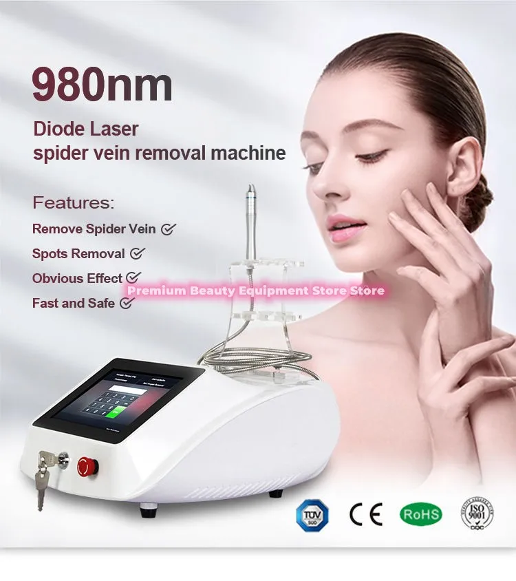 Spider Vein Removal Vascular Treatment Onychomycosis Toe Nail Fungus Treatment high frequency rf spider vein removal machine hsa 28100 ss suzhou hainertec high density precise algae killing and removal ultrasonic water treatment control equipment