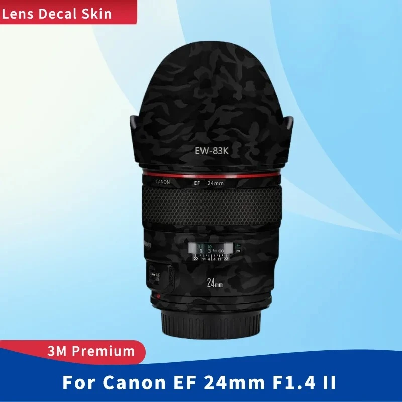 EF24 F1.4L II 렌즈 스티커 보호 필름 캐논 렌즈 EF 24mm F1.4 L II USM 용 긁힘 방지 바디 프로텍터 스킨