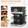 Italian Semi-automatic Coffee Machine Concentrated High Pressure Extraction Milk Foam Coffee Machine 5