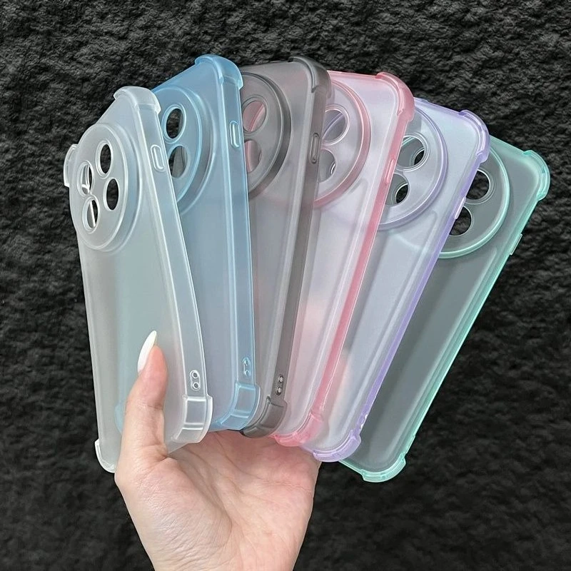 Huawei Nova 15 Max Shockproof Frosted Soft TPU Semi-Transparent Phone Case