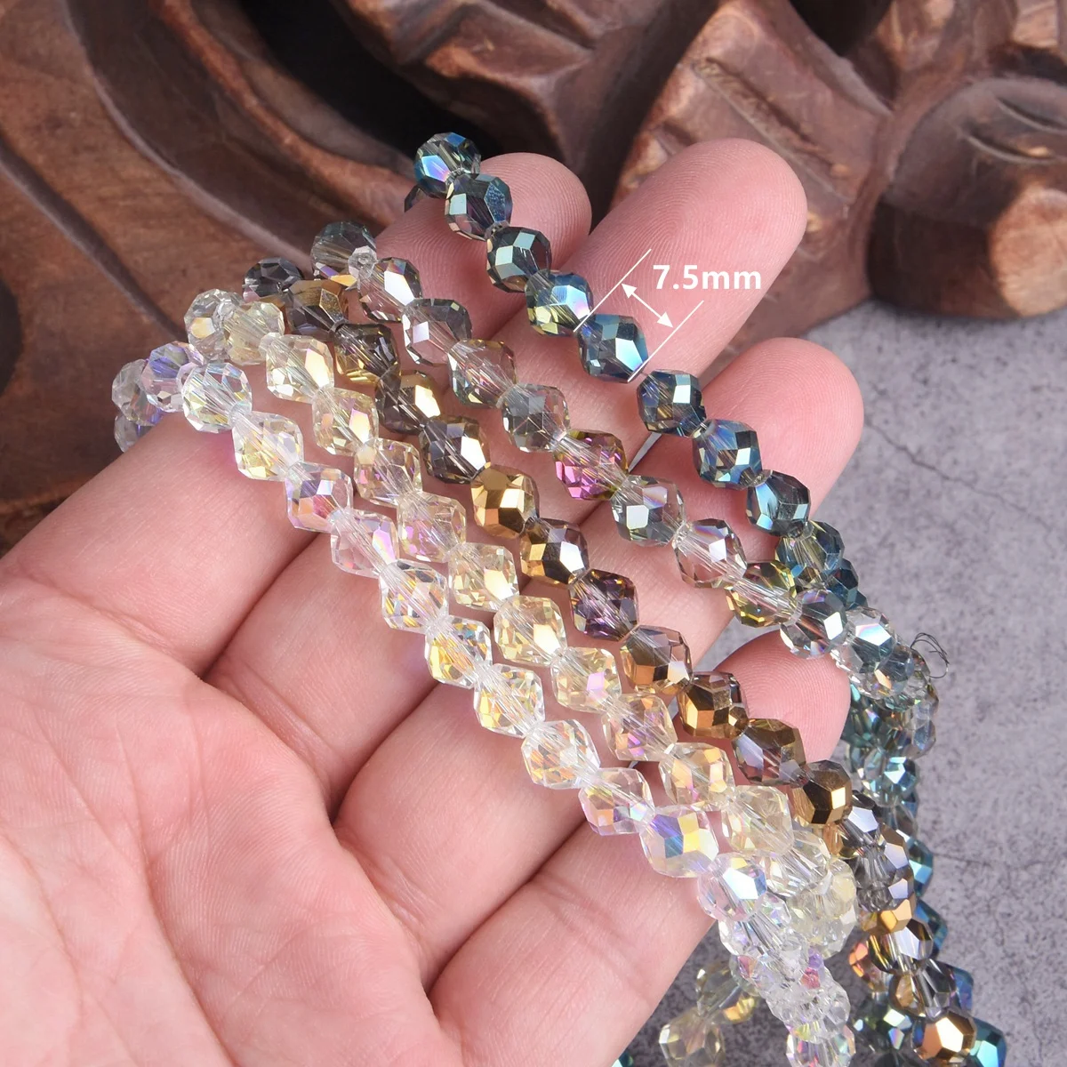 Рисунок 2 - 7,5 мм, блестящие разноцветные