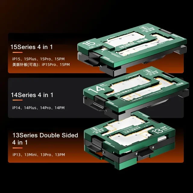 YCS Motherboard Layered Testing Frame For IP X XS 11 12 13 14 15 16 Pro Max Plus Middle Level Radio Frequency Function iSocket 2