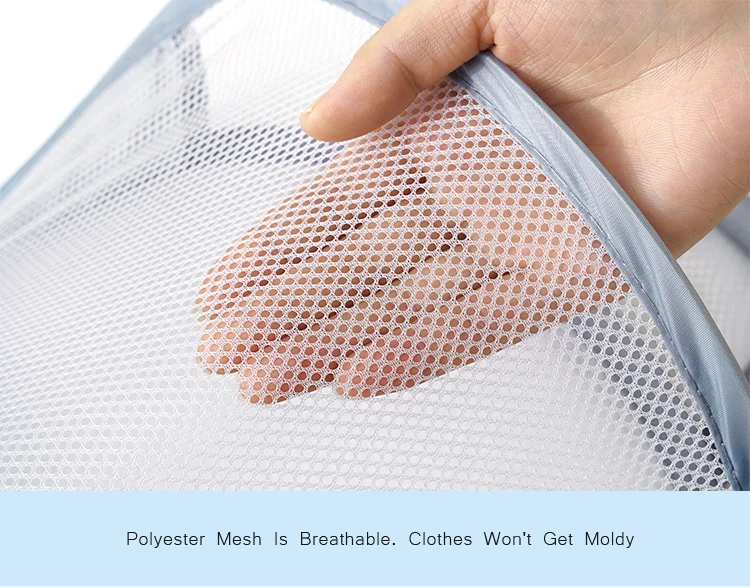 Portable Foldable Breathable Laundry Basket Wall Mounted Dirty Clothes Basket Bathroom Laundry Hamper Laundry Organizer