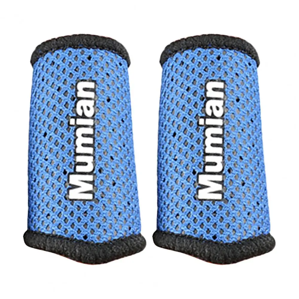 1 Pair Finger Protector Breathable Stylish Stretch Elastic Arthritis Finger Stall Protector Sleeve Sport Strap Wrap