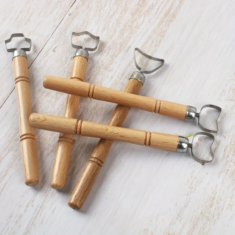 세라믹 손잡이 조각 도구-부드러운 점토 예술 키트-차 및 물컵 조형에 적합, 세트당 5 개