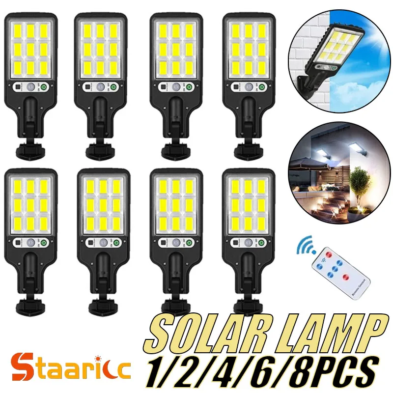 태양광 LED 벽등 모션센서 3가지 모드 IP65 방수 정원 마당 차고 파티오용 보안등