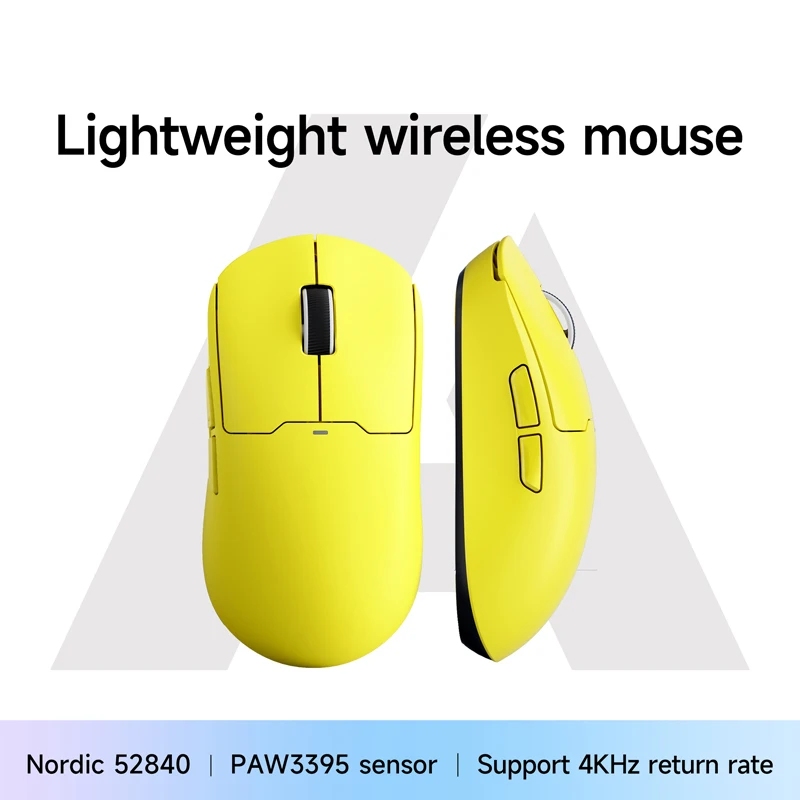 

Mchose A5 Pro Max F1 Moba Wireless Mouse 2.4g Wired Bluetooth Three-mode Lightweight Mouse Paw3395 Game Mouse Office Game