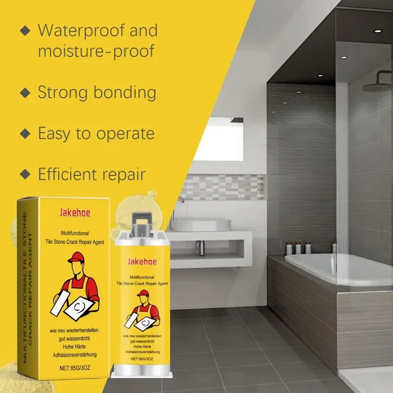 Crack Repair Adhesive Kit Multifunctional Household Adjustable Color Ceramic Tile Hole Glazed Marble Pit Floor Repairing Sealant