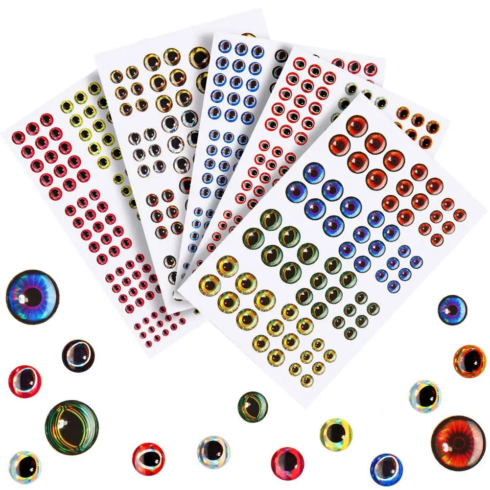 Eyes Sticker Fishing Eyes Sticker 3d Diy Fishing Accessories Eyes