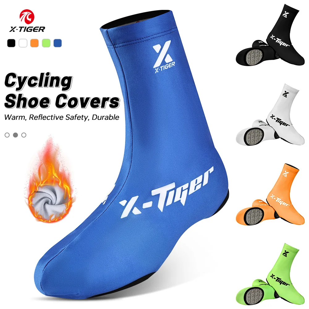 Winter Cycling Shoe Covers Warmth Windproof Bicycle Riding Boot Covers Multi-color for Men And Women
