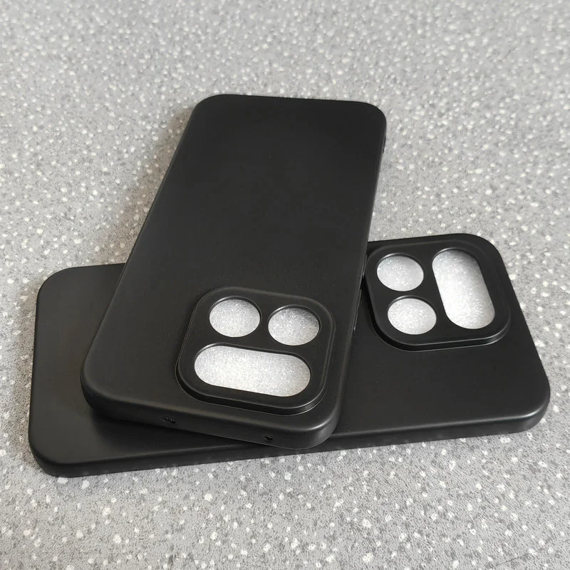 Slim Black Matte Silicone TPU Case - Soft Protective Bumper Back Cover