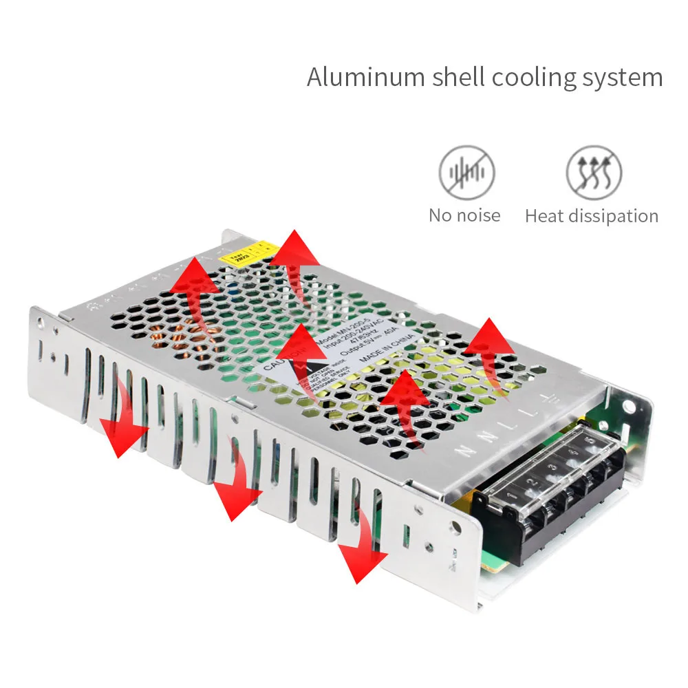 5V 40A LED Power Supply Lighting Transformer 200W Led Driver