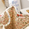 Women Large Capacity Fabric Sweet Floral Storage Baskets Laundry Baskets with Easy Carry Handles Laundry Hampers Home Decoration 5