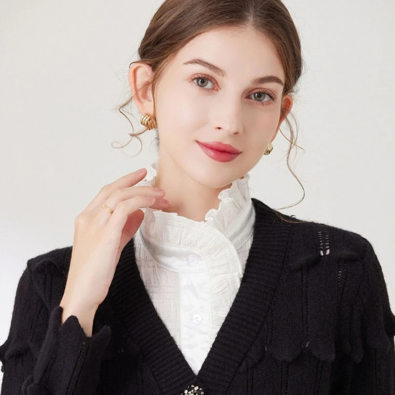 

Lady Blouse Collar Detachable Sweater Faux Collars Female Clothes Accessories Drop Shipping