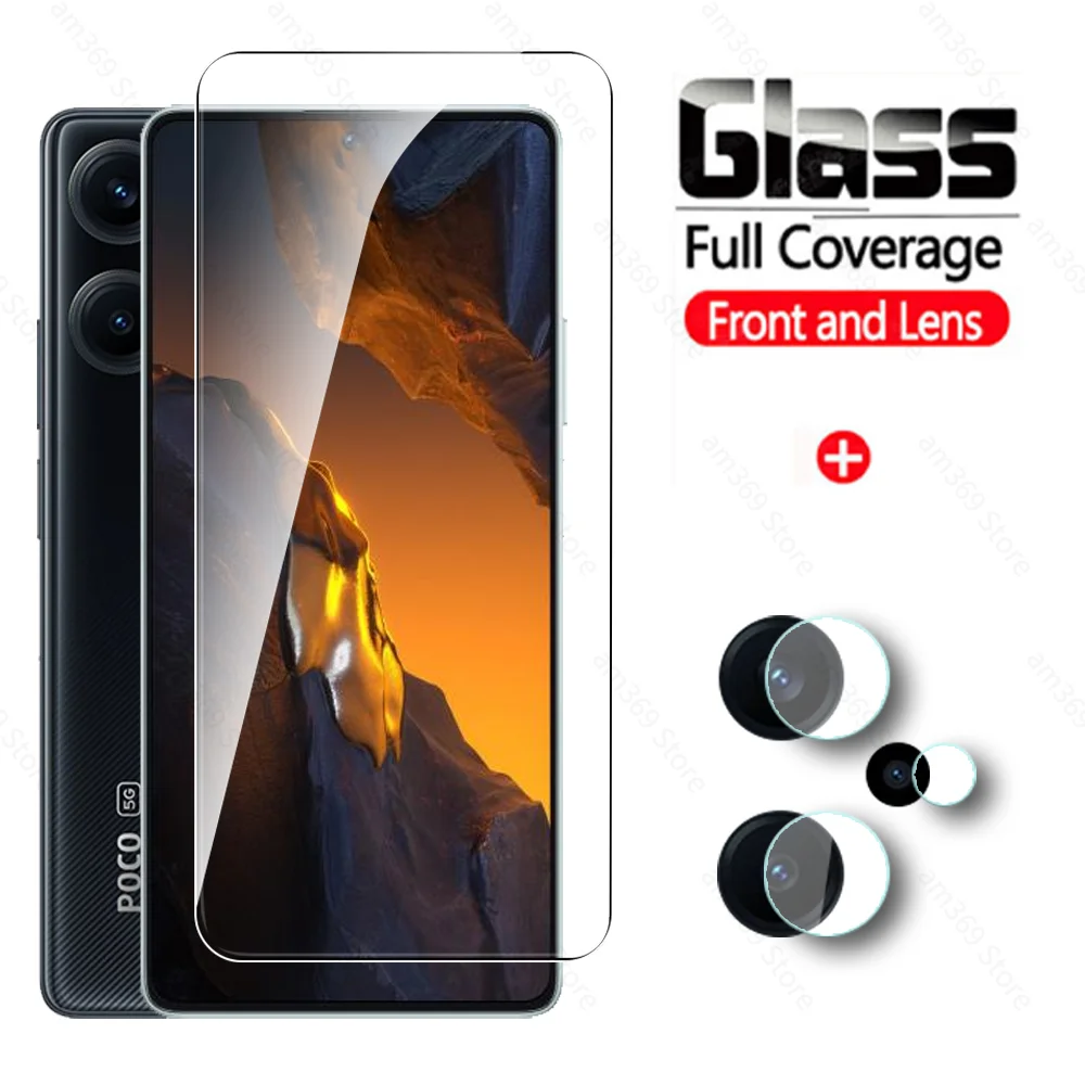 

Стекло для Xiaomi Poco F5 5G чехол для объектива из закаленного стекла poкоф5 Pro Pocco F5Pro poкоф5pro 6,67 ''2023 pcd8g HD защита для экрана