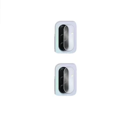 Premium 6 - in - 1 Tempered Glass Screen Protector with 2.5D Full Cover Glue Design - A06 4G (Only 2 Lens Film)