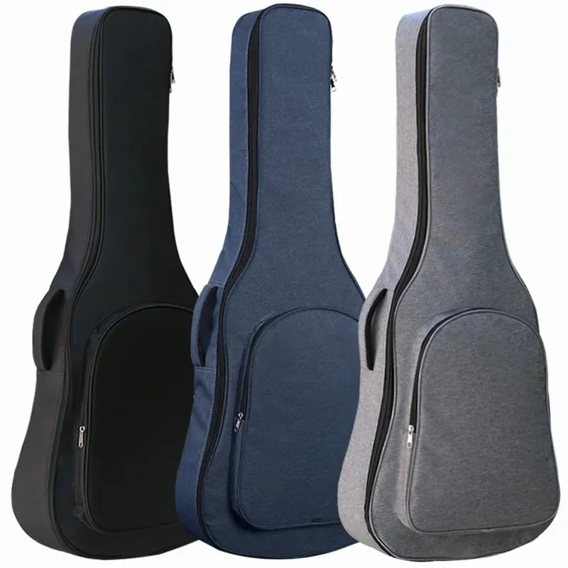 41 Inch Thicken Guitar Backpack Waterproof Oxford Electric Bass Bags Soft Cover Case for 36'' 39'' Classic Music