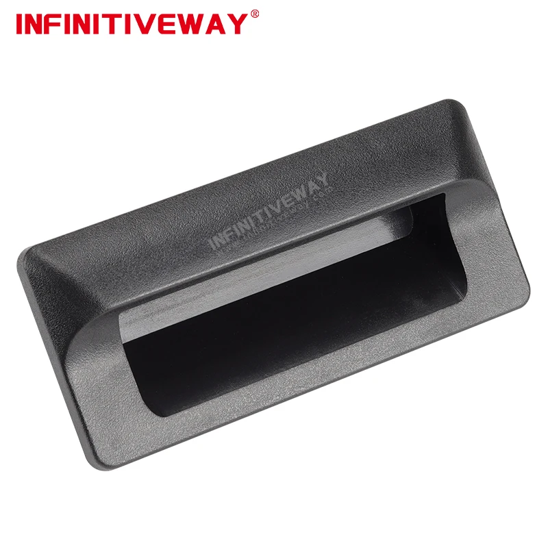 ABS plastic hidden handle embedded hidden handle invisible Industrial buckle kitchen cabinet dark cabinet drawer knobs
