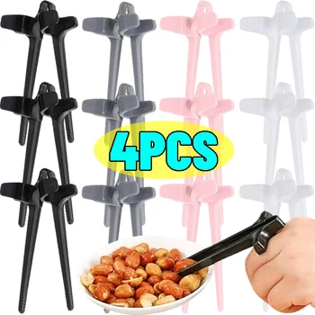 4/1PCS Finger Chopsticks Game Player Snack Chopstick Holder Plastic Game Finger Cover Game Controller Lazy Assistant Tools