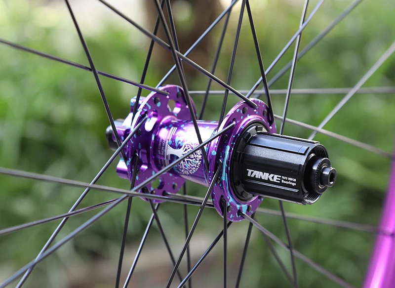 TANKE 120 Click Nabe 6 Lager Mountainbike MTB Nabe Vorne Hinten 32 36 Löcher QR Steckachse Austausch Scheibenbremse Fahrradnaben HG MS – Detail 14