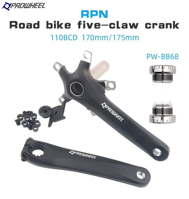 SunRace Left Bike Crank Arm – 170mm Or 175mm Black Aluminum For MTB 10-12 Speed