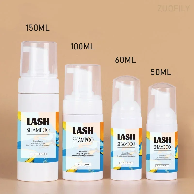50/60/100/150ml Eyelash Shampoo Gentle Cleansing Eyelashes Grafting Extension Eyelashes Mousse Foam Eyelash Dedicated Cleaner 3