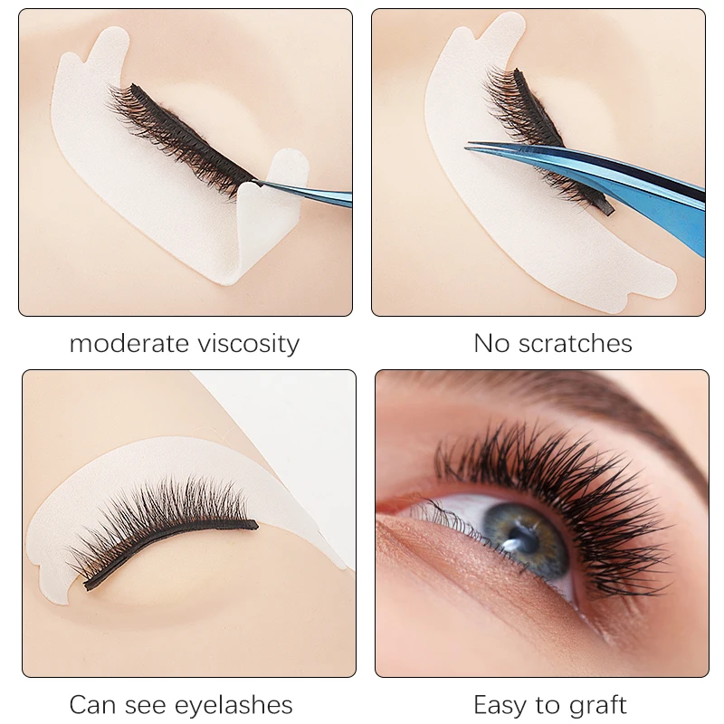 50 Pairs Eyelash Extension Butterfly foam hydrogel eye patch Grafted false Lash Under Eye Gel Pad Stickers Tips Makeup Tools eyelash patches,eyelash patch,eyelash pads,eyelash accessories,eyelash extension supplies,eye patches
