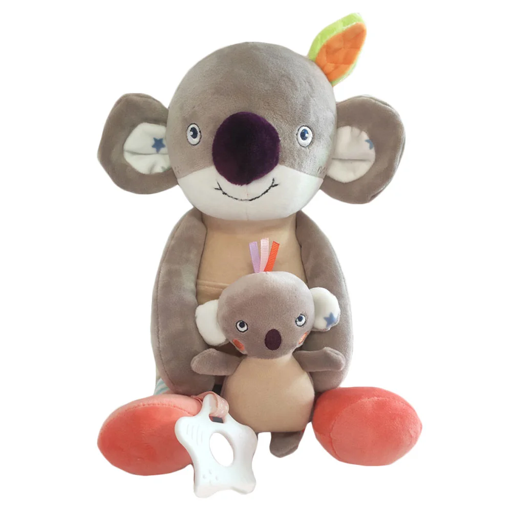 

1 комплект детских пушистых погремушек Koala, детские игрушки, Handbells Hand рукоятка для игрушки