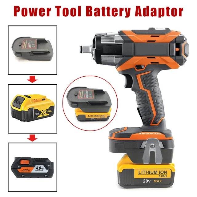 Black Decker 20v Battery Adapter Dewalt  Battery Convert Adapter Black  Decker - Power Tool Accessories - Aliexpress