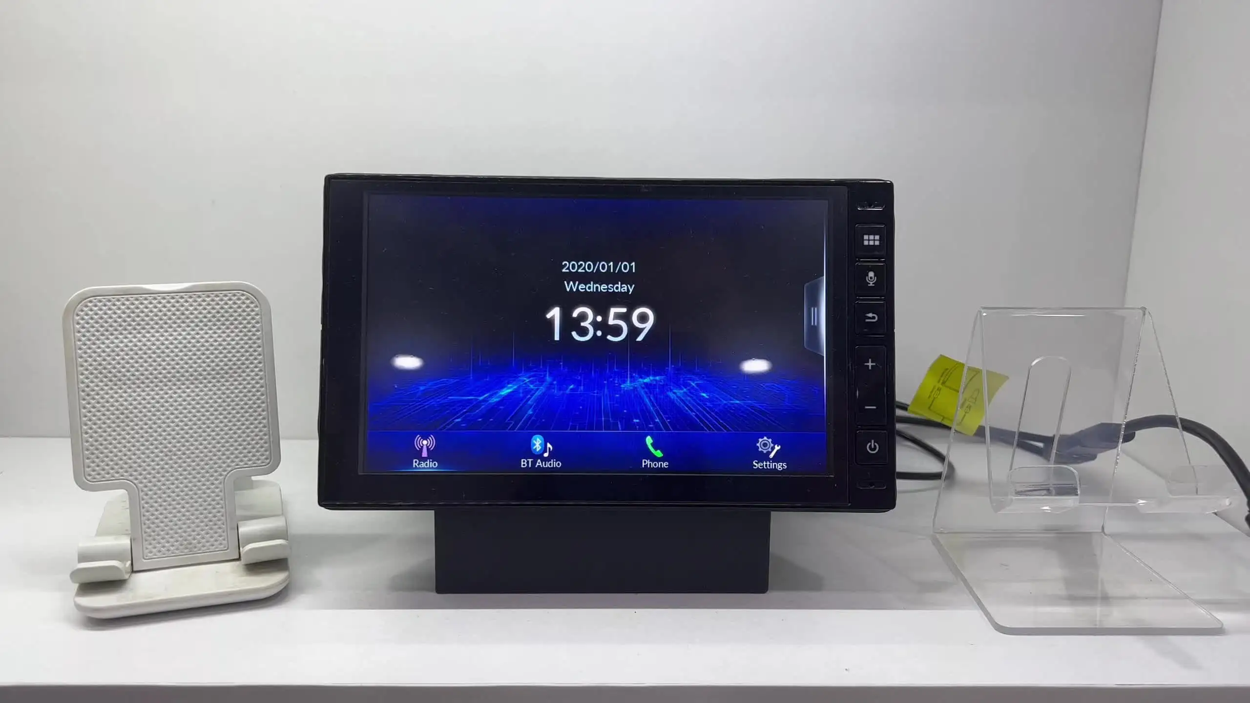 2025 EKIY Ai Box LED Android Wireless Carplay Adapter Android 13