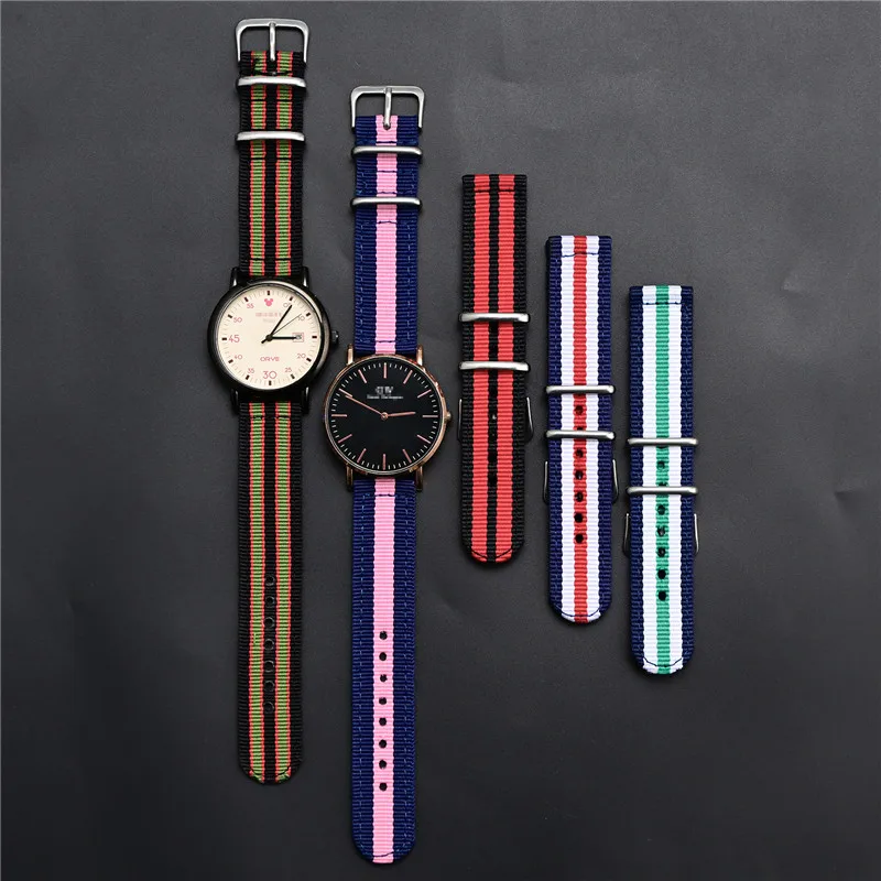 Universal Waterproof Nylon Canvas Watch Band - Premium Sport Strap