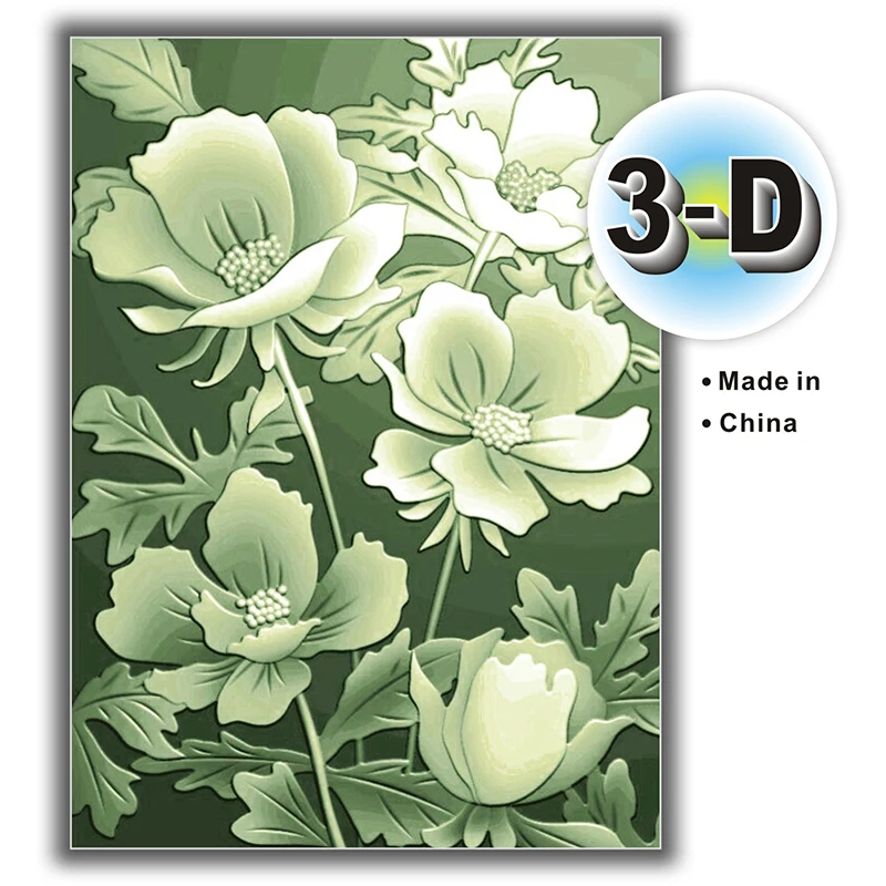 New Sea Anemone Bouquet 3d Embossed Plastic Embossed Folder And Mold For Card Making Scrapbook Paper Diy Decorative Products plastic embossing folder embossing folder
