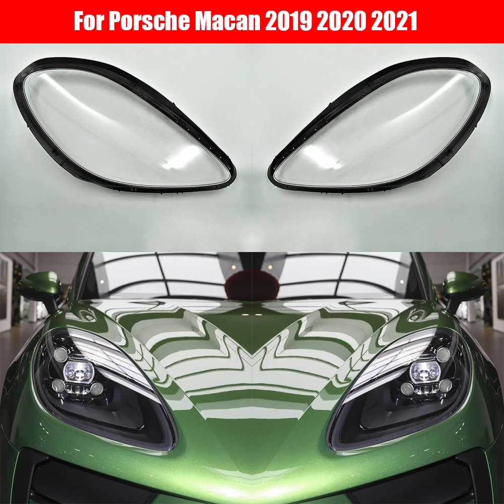 

Налобный фонарь для Porsche Macan 2019 2020 2021 2022, запасная крышка для автомобильной фары
