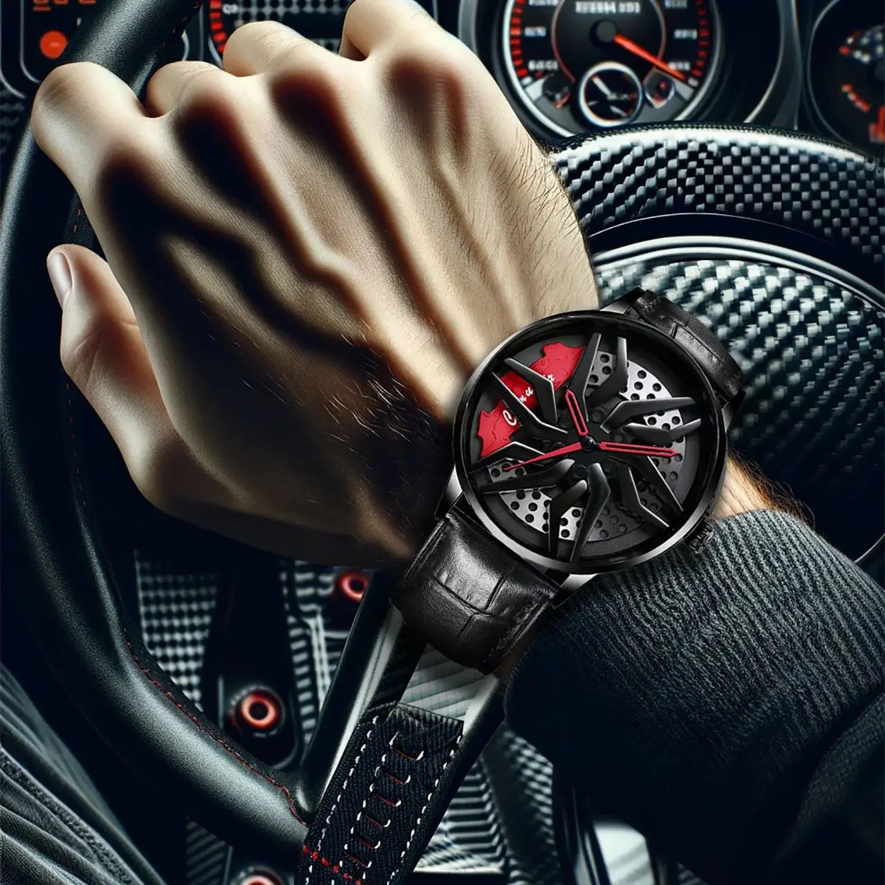 New Watch for Men's Leisure Sports Style with Novel and Cool Quartz Watch for Men