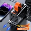 100W Portable Power Bank Large Capacity 60000mAh USB C PD Fast Charging External Battery Powerbank For iPhone 15 Samsung Laptop 1