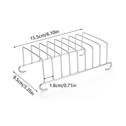 Universal Air Fryer Stackable Metal Grill and Skewer Rack (Toast bread rack)