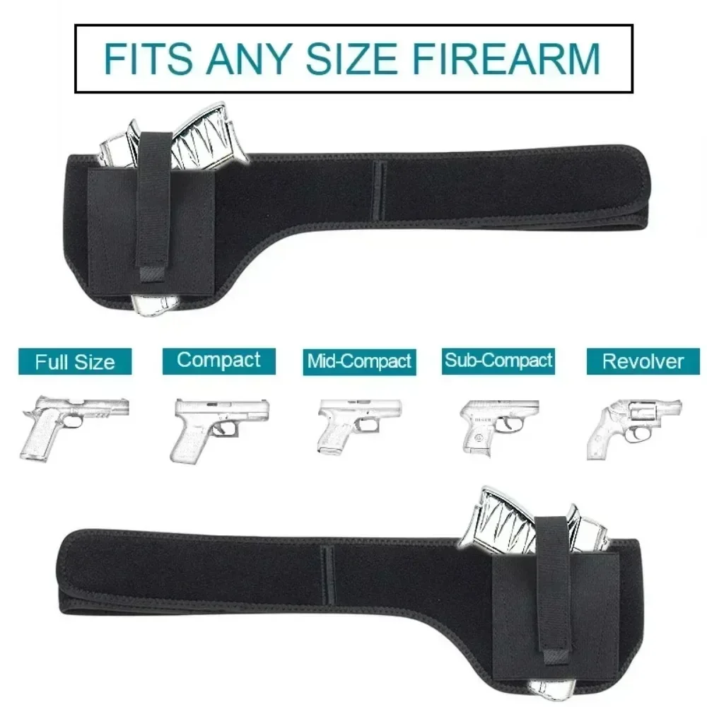 Outdoor Multifunctional Concealed Carry Pistol Holster Waist Belt