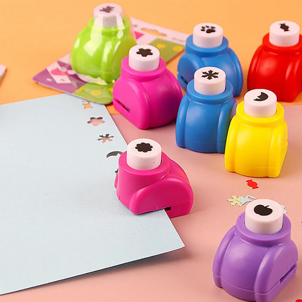 Mini Scrapbook Punches Handmade Cutter Card Craft Calico Printing DIY Flower Paper Craft Punch Hole Puncher Shape