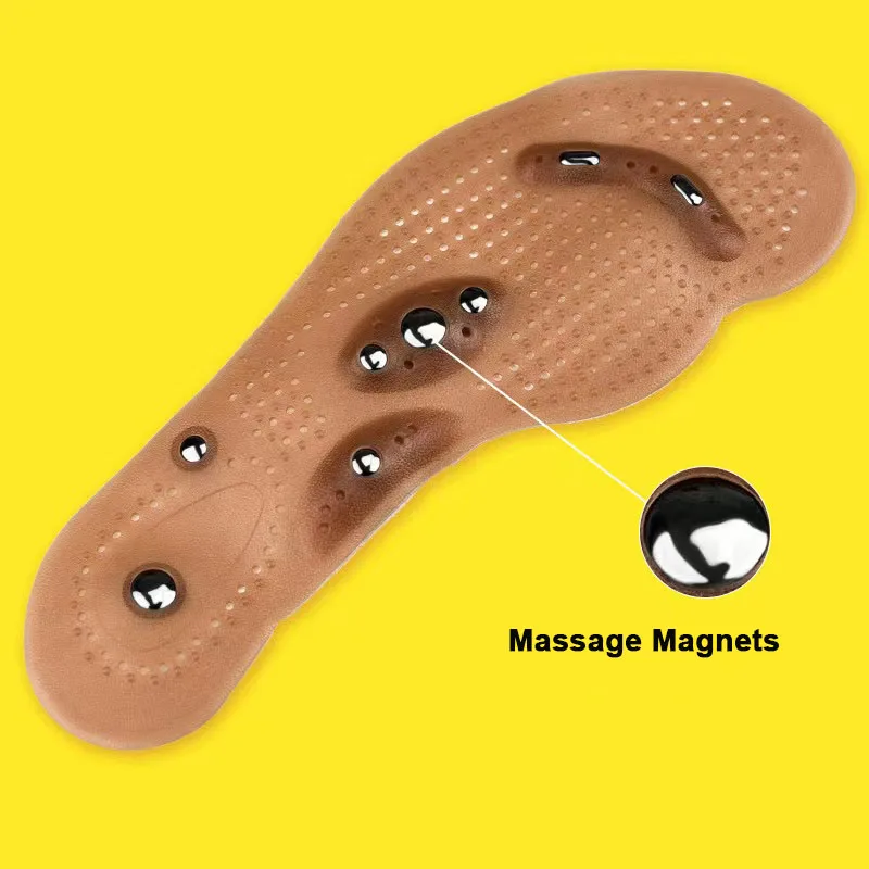Magnetic Therapy Massage Insoles For Shoes Foot Acupressure Enhanced Magnetic Insole Point Therapy Feet Body Detox Insert Pads