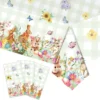 2025 New Year Easter Egg Bunny Theme Party Supplies Disposable PE Plastic Tablecloth Decoration Rectangular Tablecloths 2
