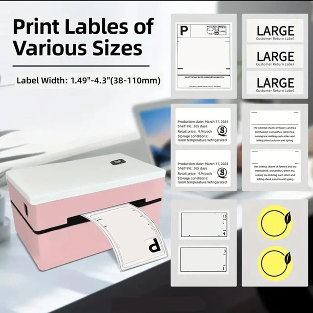 Marklife D200 Bluetooth Thermal Label Printer – 4x6” Small Shipping Label Printer for iPhone, Android, Mac & Windows 3
