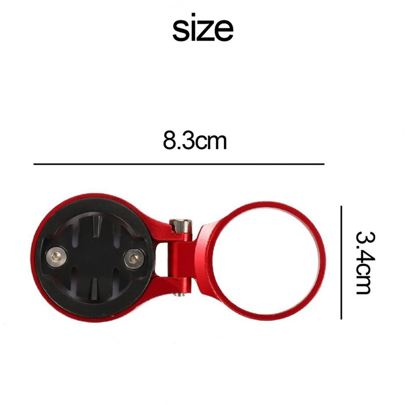 Bike Adjustable Speedometer Stopwatch Holder Aluminum Ultralight Computer Stopwatch Speedometer Stem Mount Holder