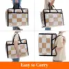 NEW 8 Pack Clear Clothes Storage Bags, 40L Plastic Blanket Storage Bag, Vinyl Foldable Moving Bags with Zipper Closet Organizers 6