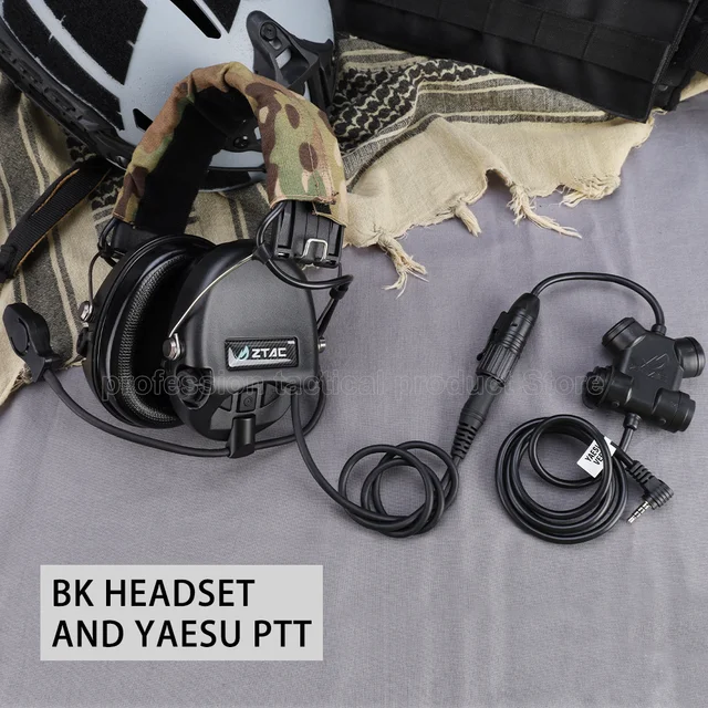 ZTAC Tactical Sordin Headest Msa Active Noise Reduction Pickup