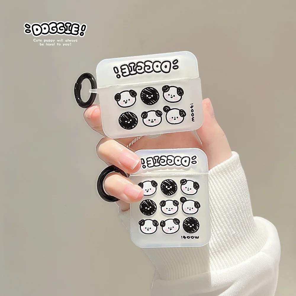 

Soft Silicone Case for AirPods, cute little dog, for AirPods Pro 3, 2, 1, Pro, 2, Pro, 2, with keychain, earphone box