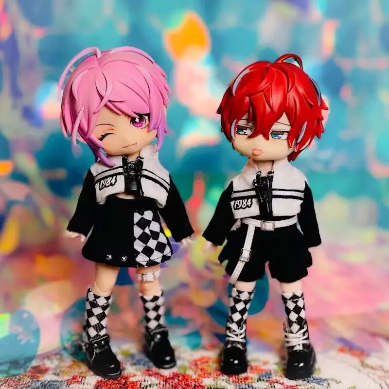 

Obitsu 11 doll clothes suitable for ob11 p9 uf size cute doll motorcycle suit clothes suit doll accessories (4 points)