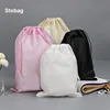 StoBag Non-woven Drawstring Bags Shoe Clothes Storage Fabric Portable Reusable Travel Organizer Pouches Custom Logo(Extra Fee) 1