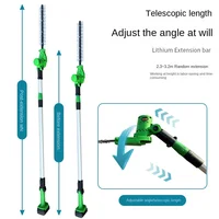 24v Electric High-Branch Hedge Trimmer Gardening Telescopic Extension Pole High-Altitude Pruning Shears 헤지 트리머 무선 헤지 트리머 헤지트리머 2